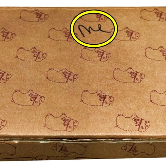 Christmas Winter T-Lite Holder Ice Skaters Wooden Vintage Ewes View w Lite & Box - Picture 10 of 10